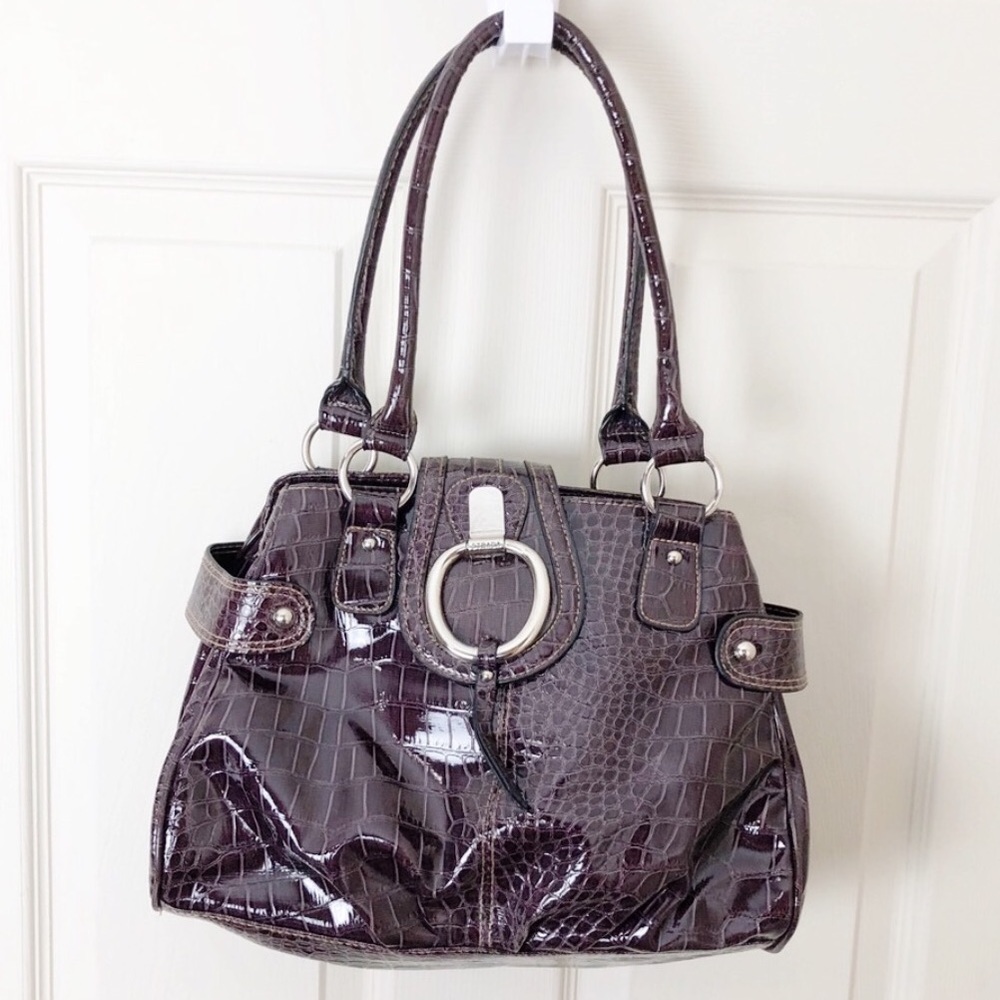 Strada animal print shoulder purse bag